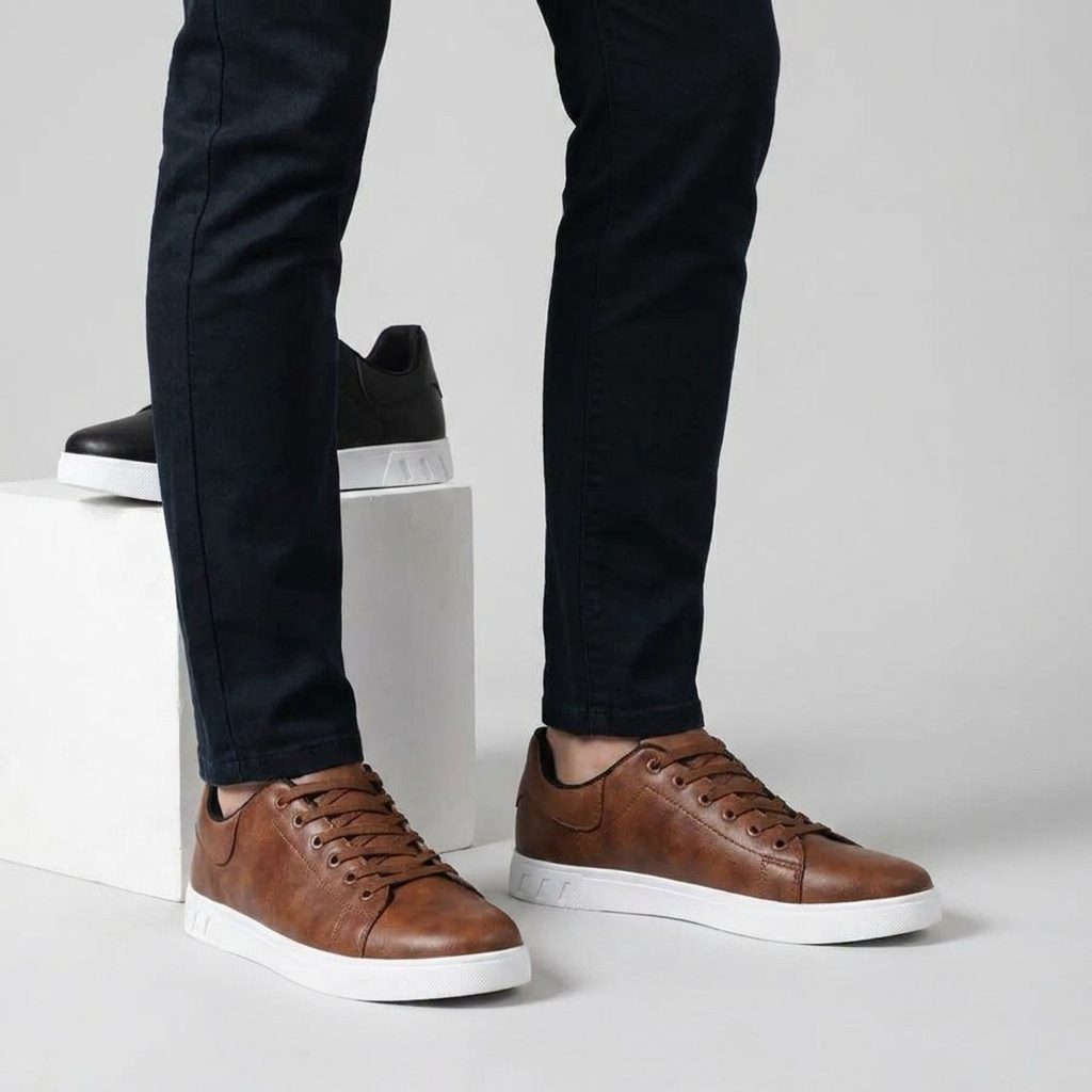 Baskets lacets hommes