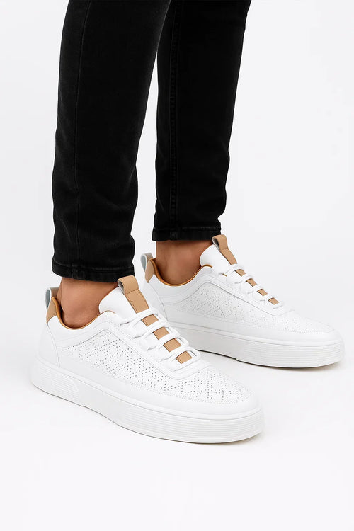 Baskets perforées pour homme