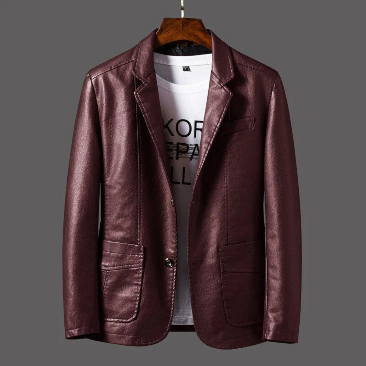 Blazer ajusté structuré pour homme