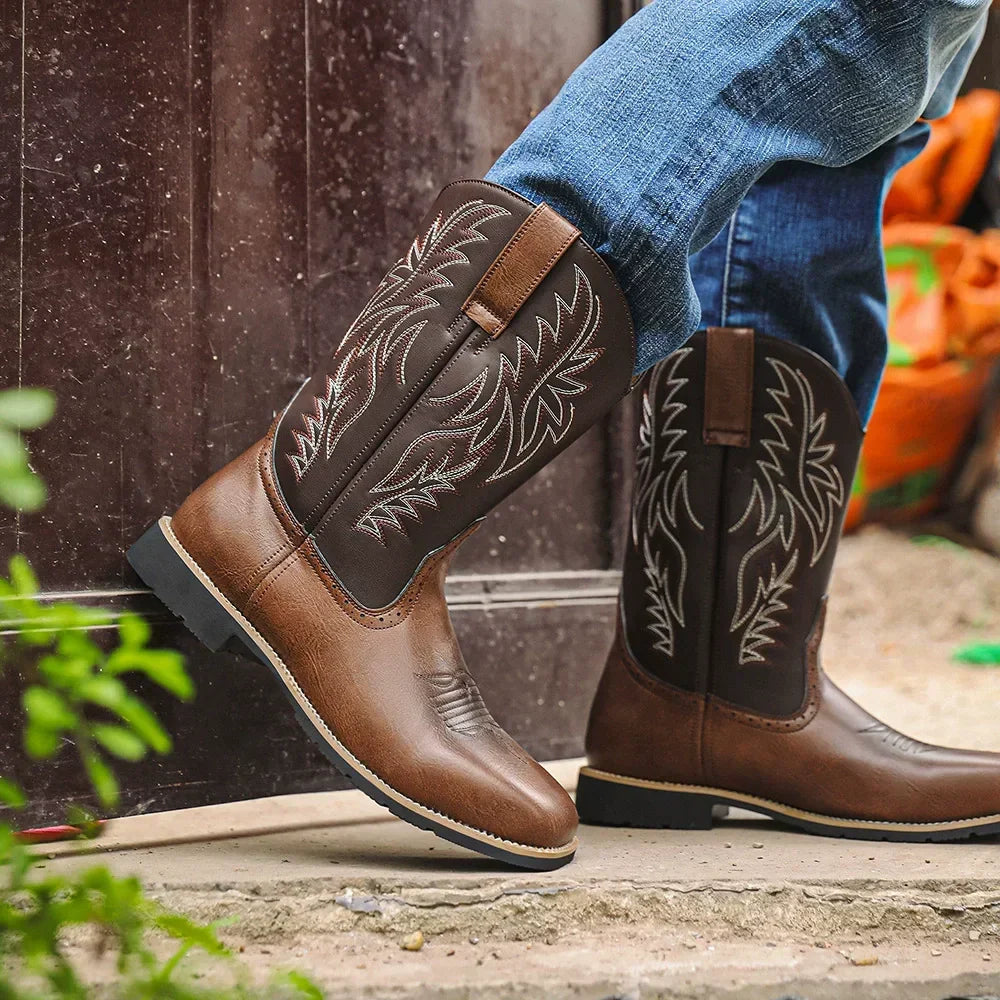 Bottes mi-mollet hommes