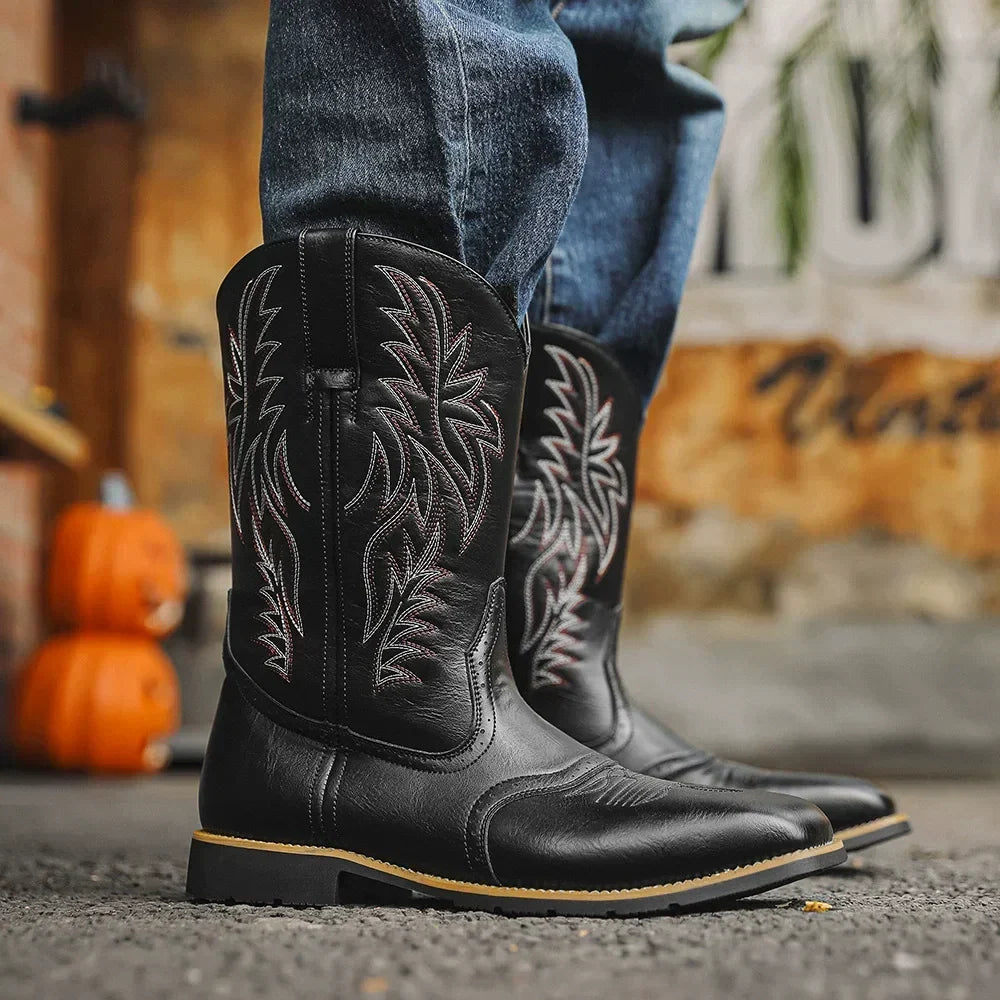 Bottes mi-mollet hommes