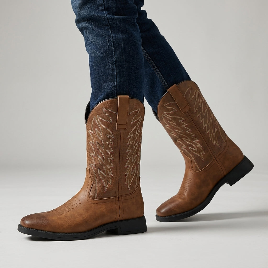 Bottes mi-mollet hommes