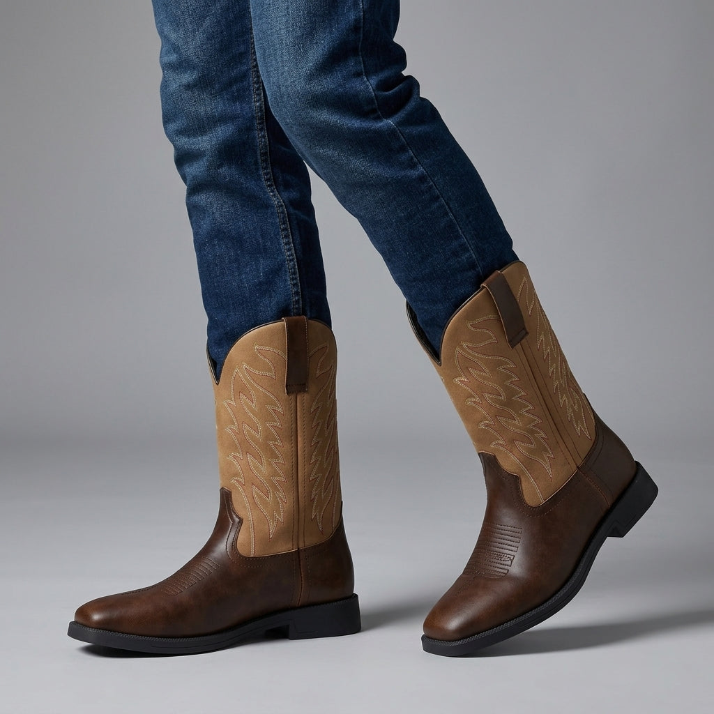 Bottes mi-mollet hommes