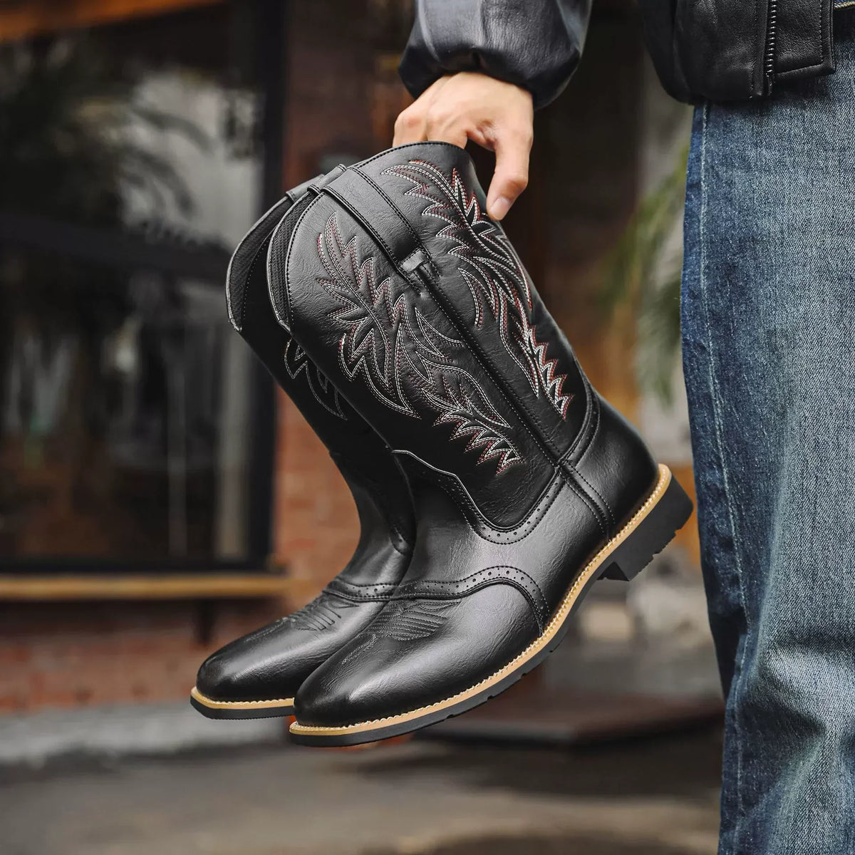 Bottes mi-mollet hommes