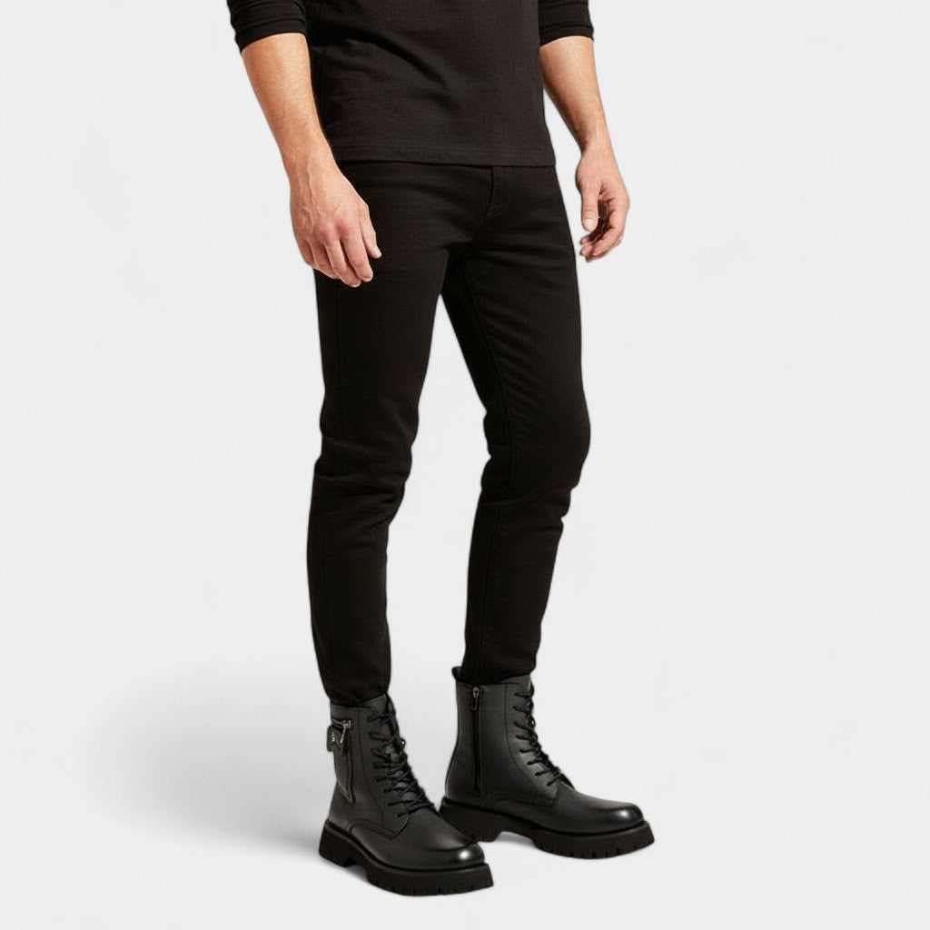 Bottes montantes en daim homme