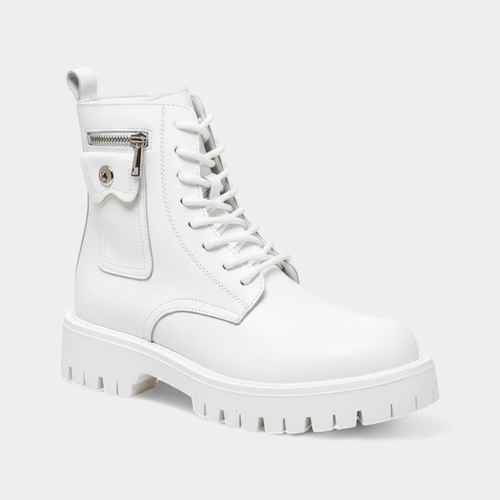 Bottes montantes en daim homme