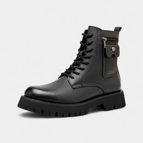 Bottes montantes en daim homme