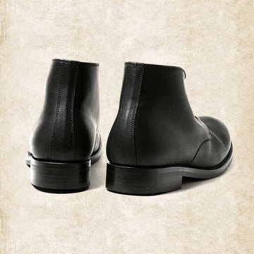 Bottes rétro à lacets pour homme