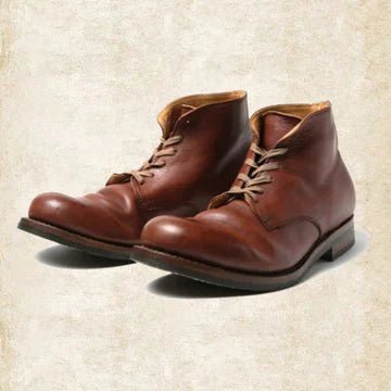 Bottes rétro à lacets pour homme