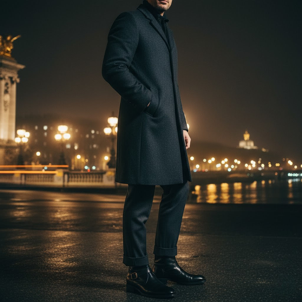 Bottines Chelsea en matière synthétique PU pour homme
