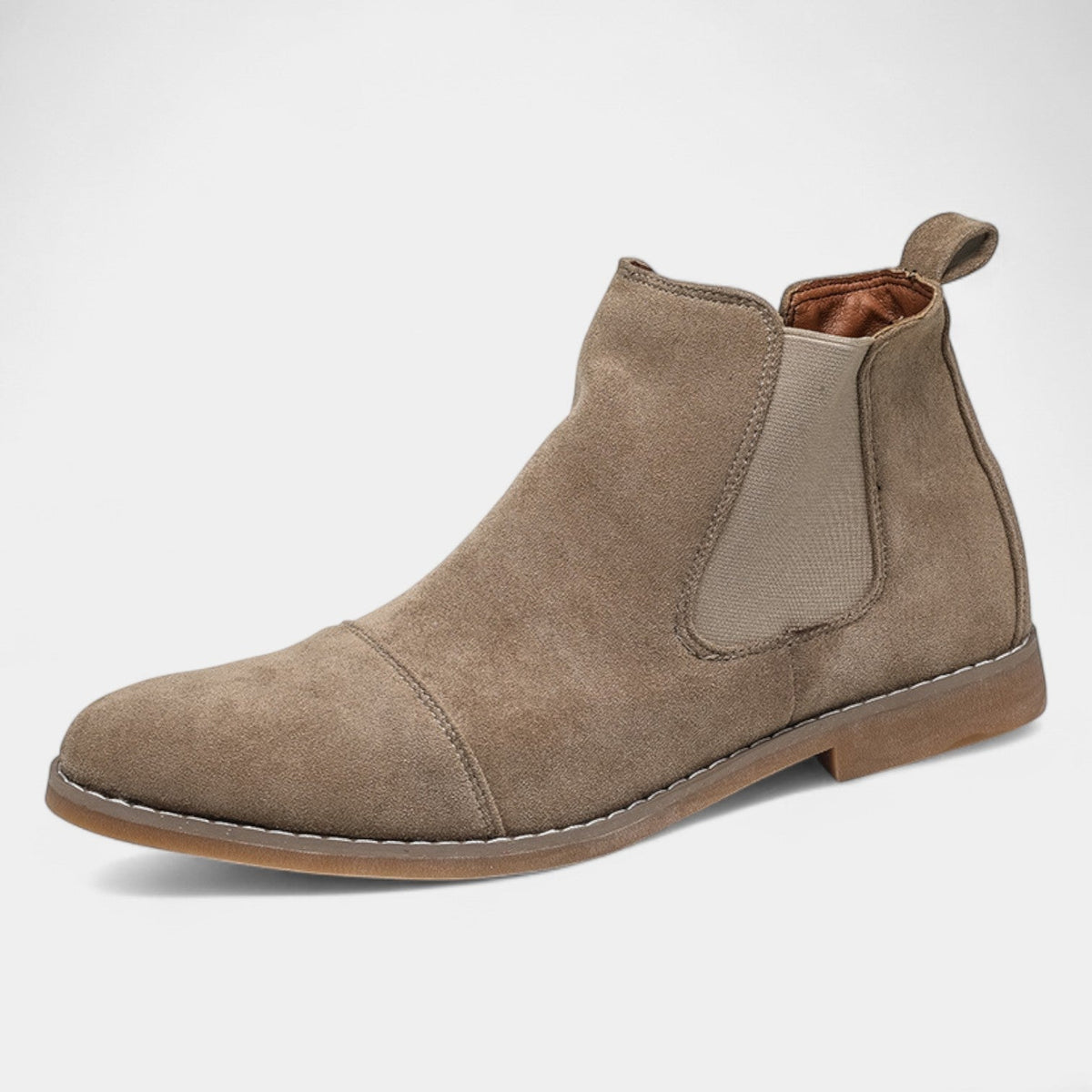 Bottines chelsea homme daim