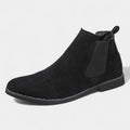 Bottines chelsea homme daim