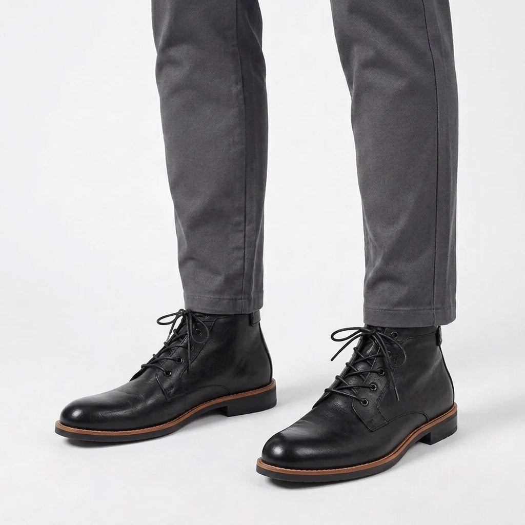 Bottines classiques à semelle empilée