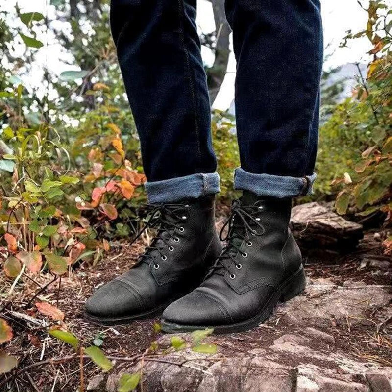 Bottines homme à lacets