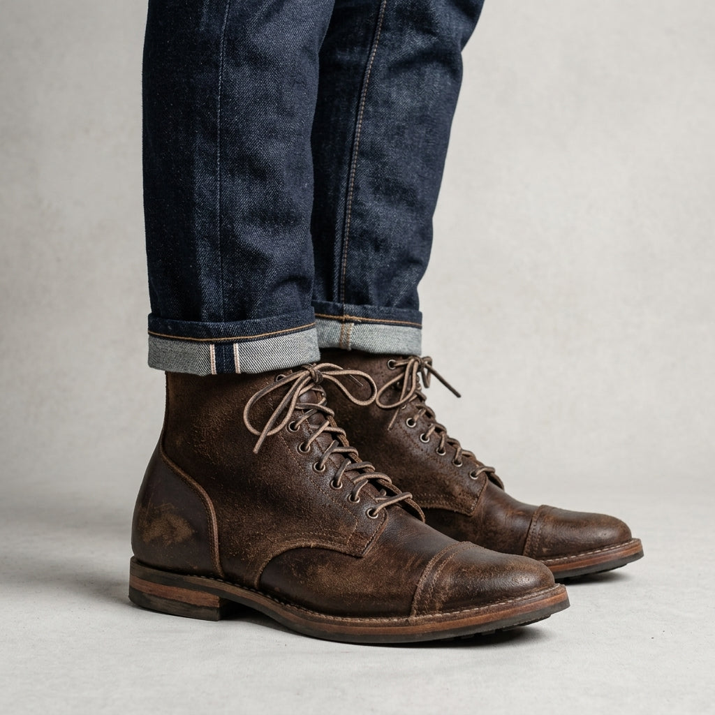 Bottines mi-mollet hommes