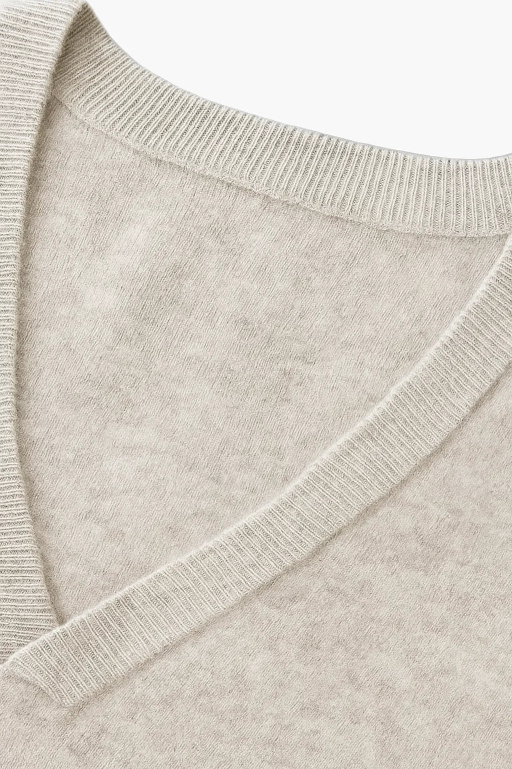 Cardigan col en v en maille pour homme