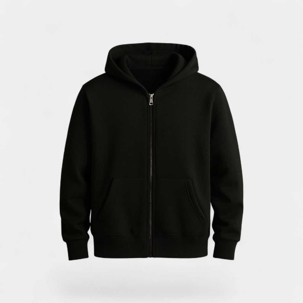 Cardigan homme à capuche zippé