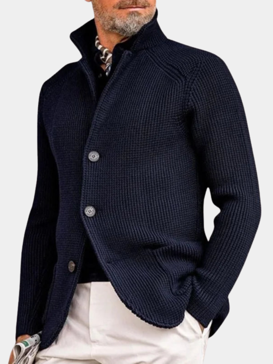 Cardigan homme maille classique