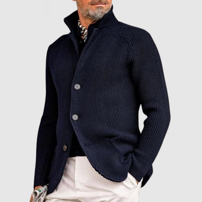 Cardigan homme maille classique