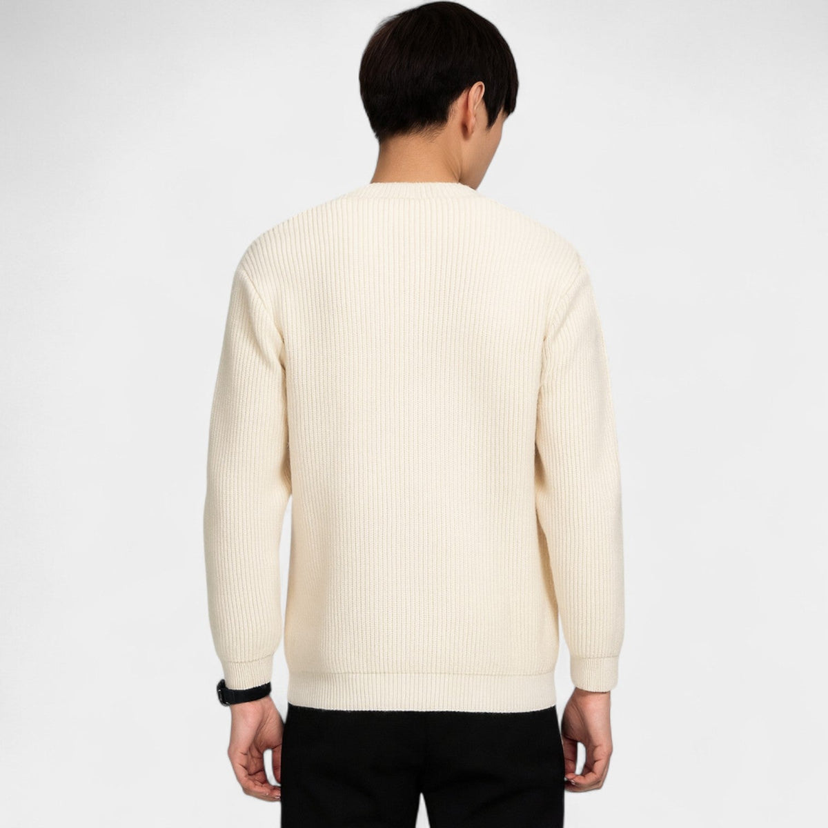 Cardigan homme maille col v