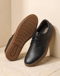 Chaussures à lacets avec semelle contrastée pour hommes