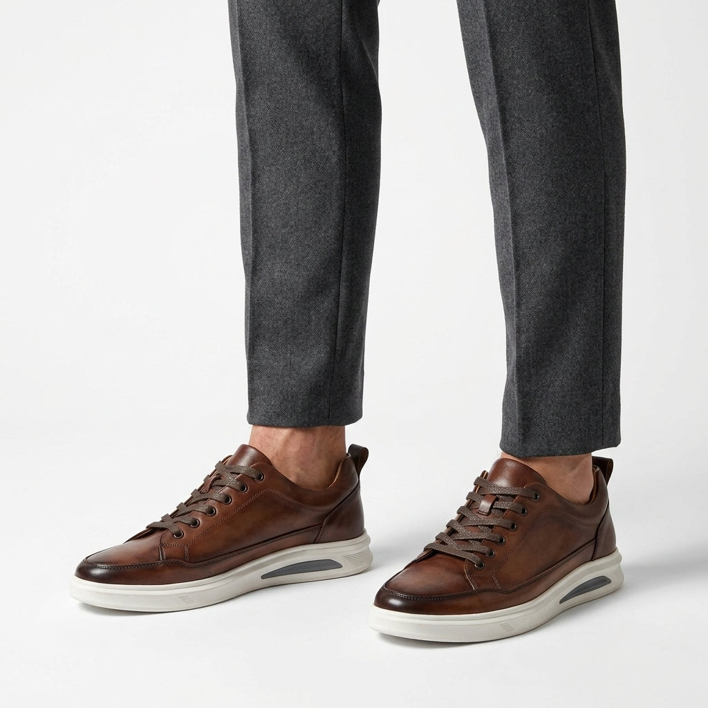 Chaussures habillées en cuir à silhouette business casual