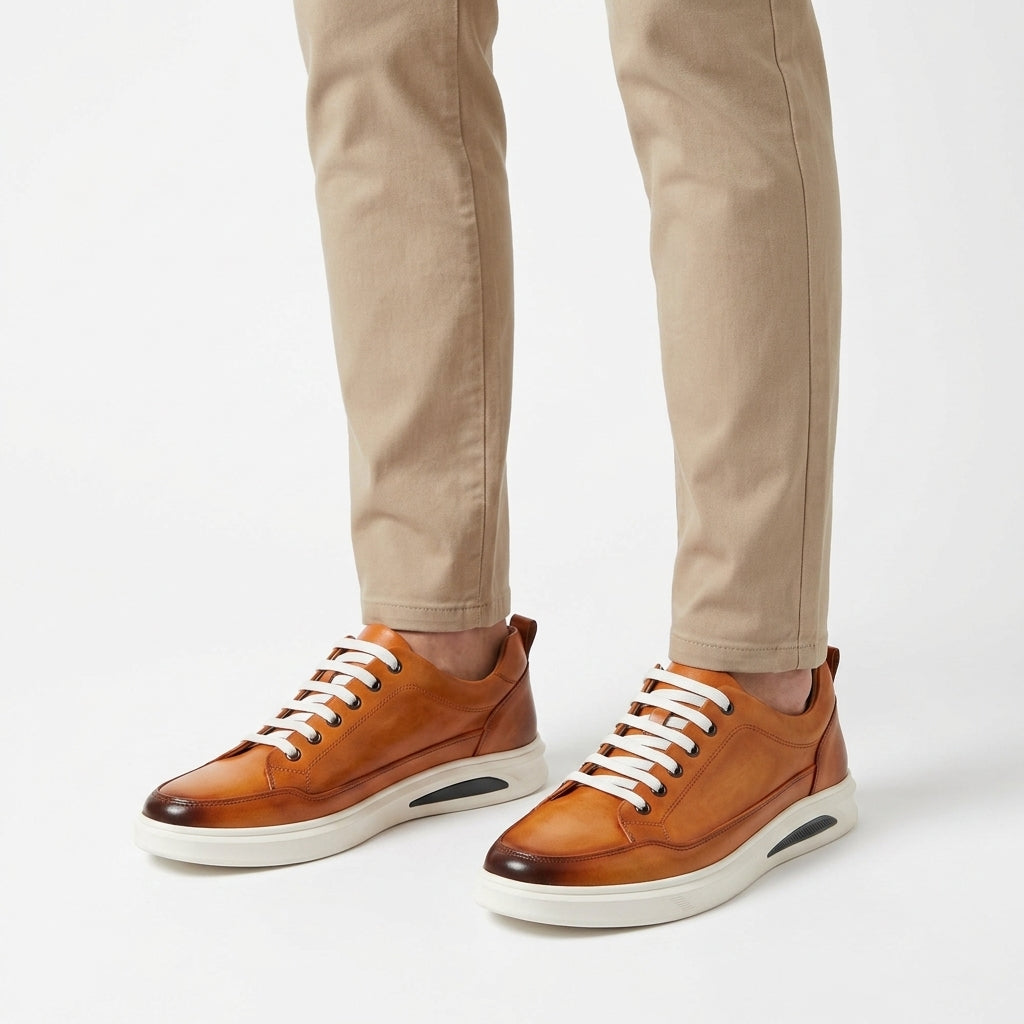 Chaussures habillées en cuir à silhouette business casual