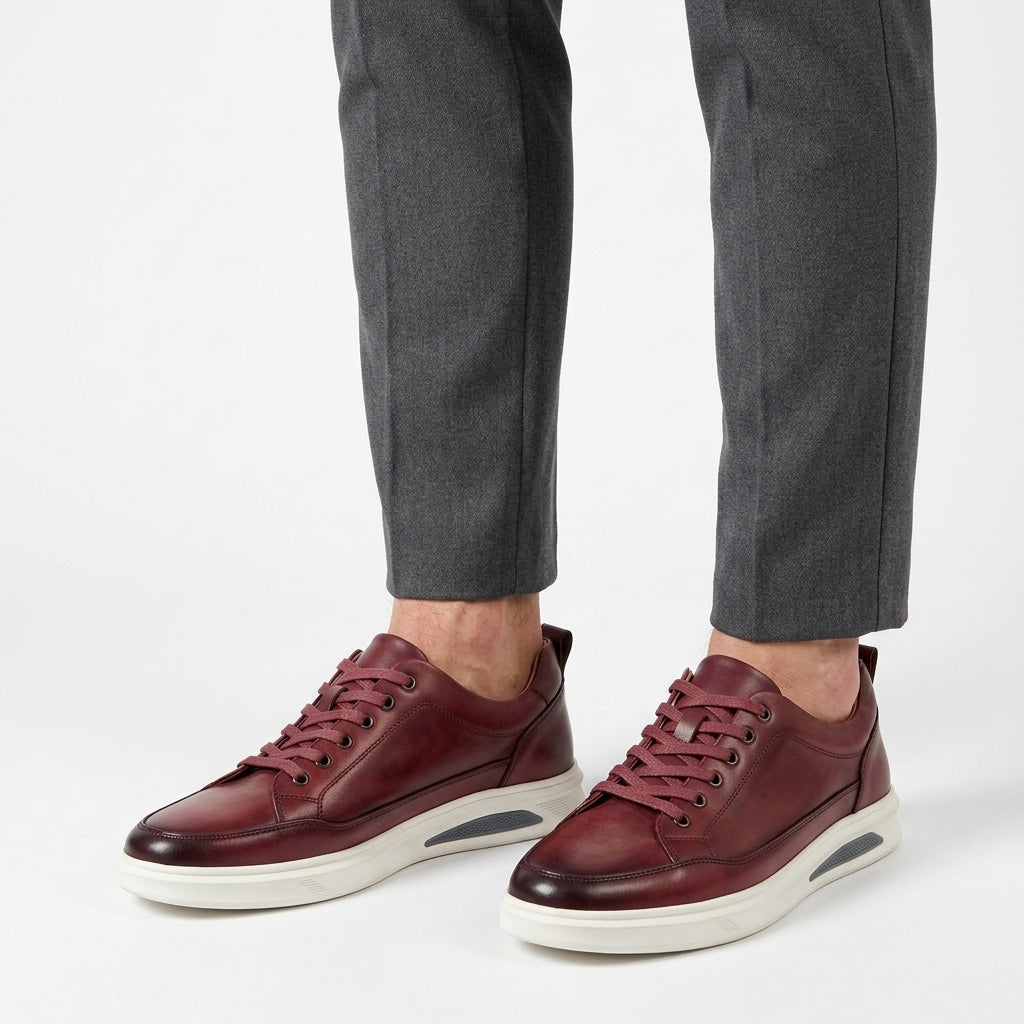 Chaussures habillées en cuir à silhouette business casual
