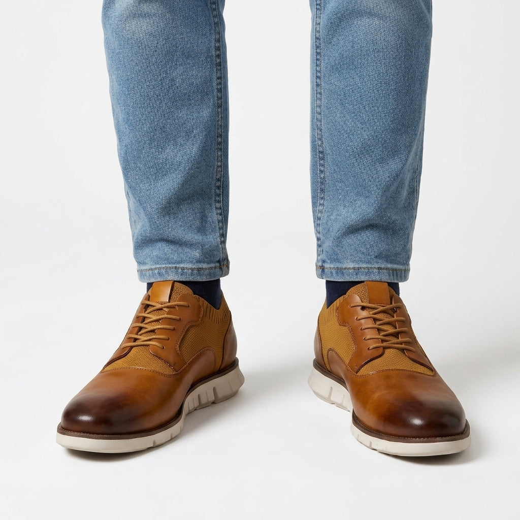 Chaussures habillées hybrides en maille pour hommes