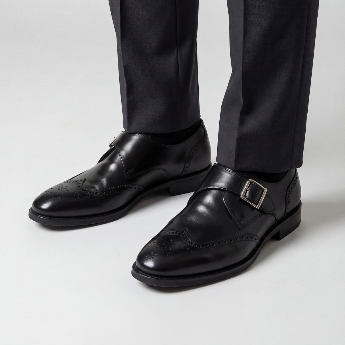 Chaussures homme cuir lisse style casual
