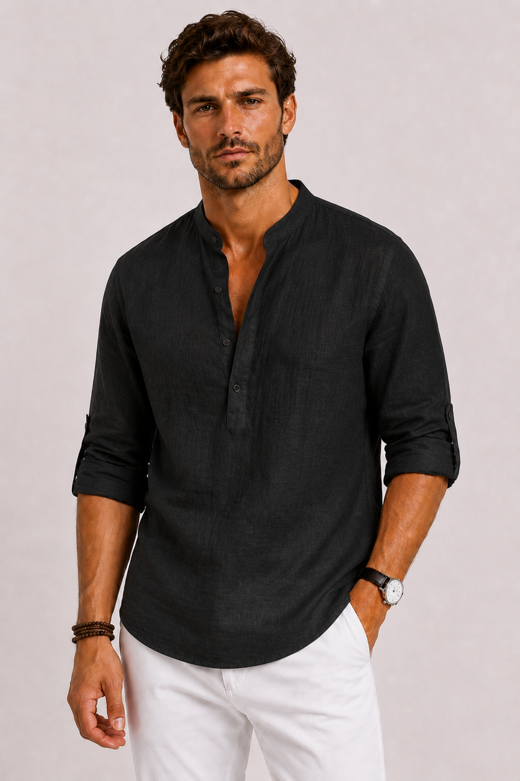 Chemise lin hommes