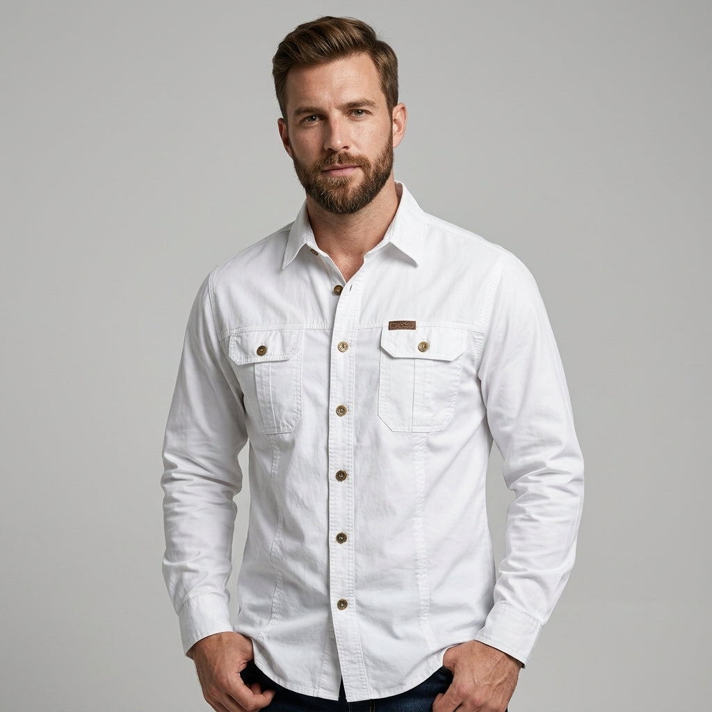 Chemise structurée hommes