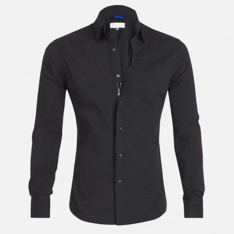 Chemise zip hommes