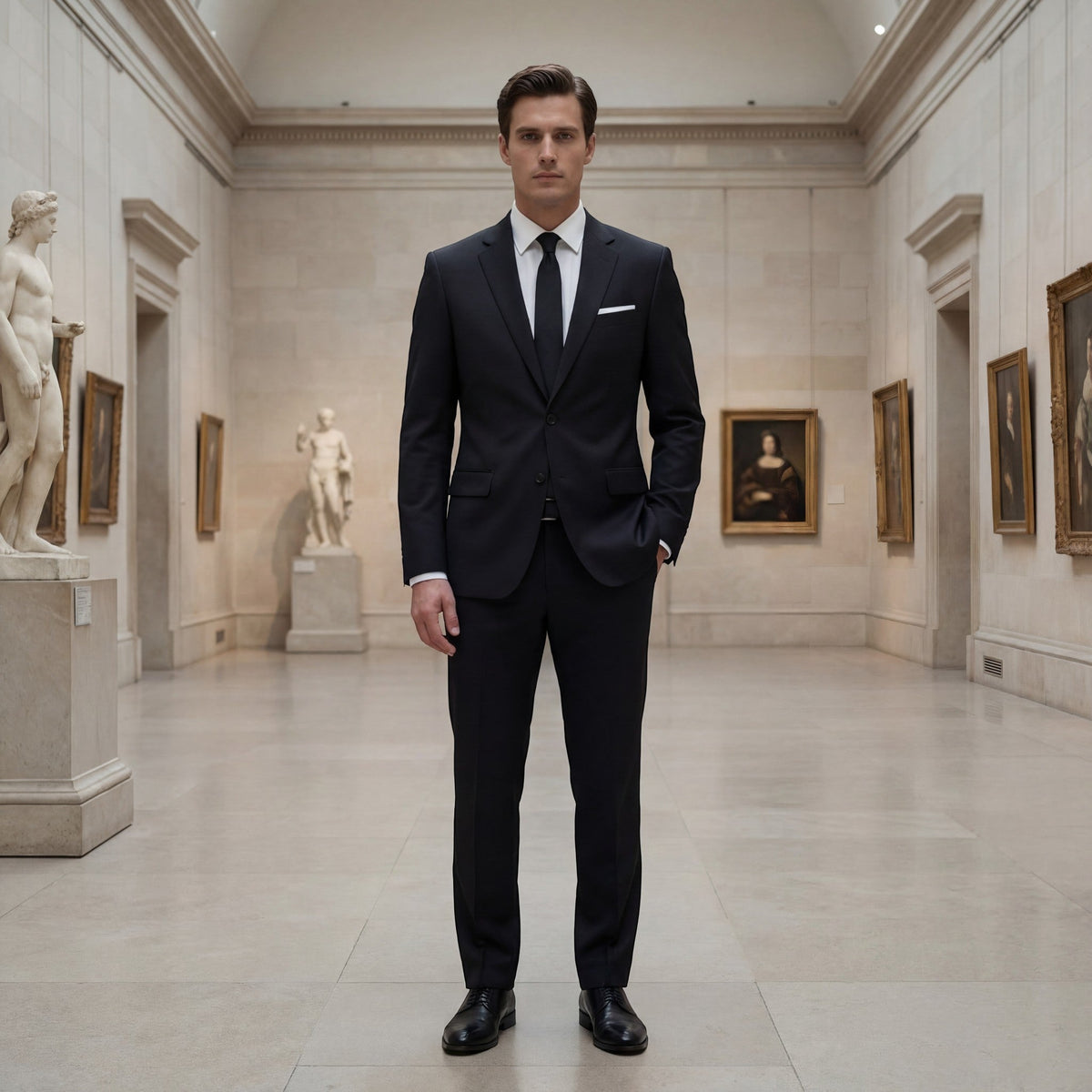 Costume homme deux pièces veste et pantalon