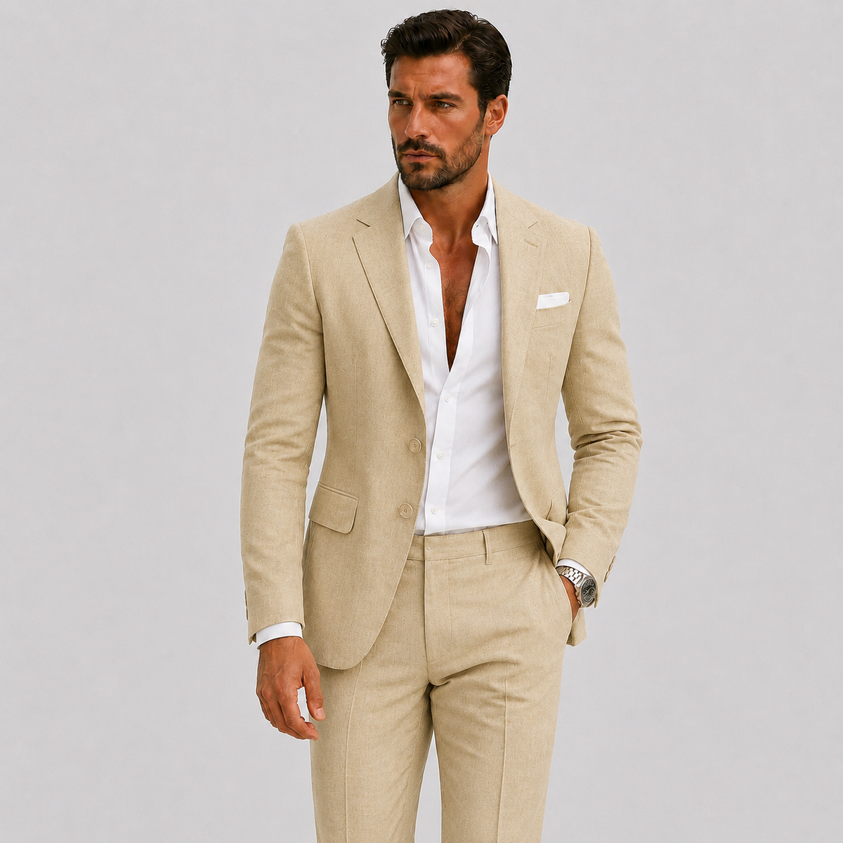 Costume homme en lin