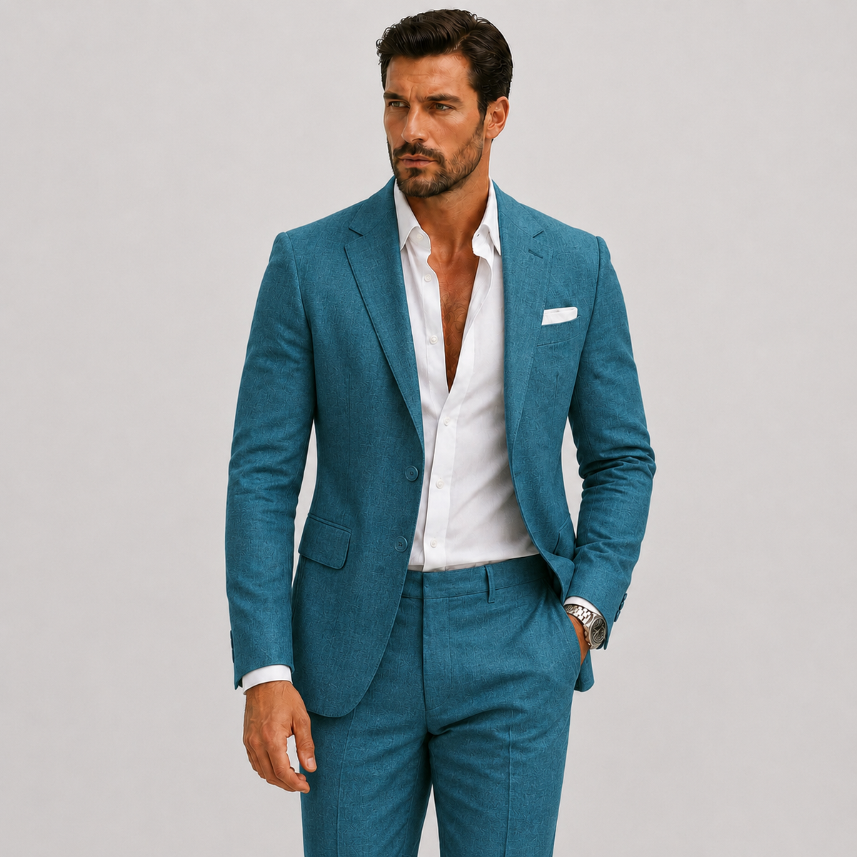 Costume homme en lin