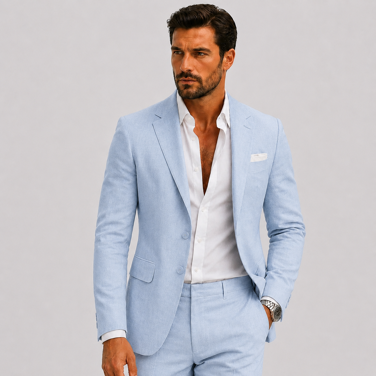 Costume homme en lin