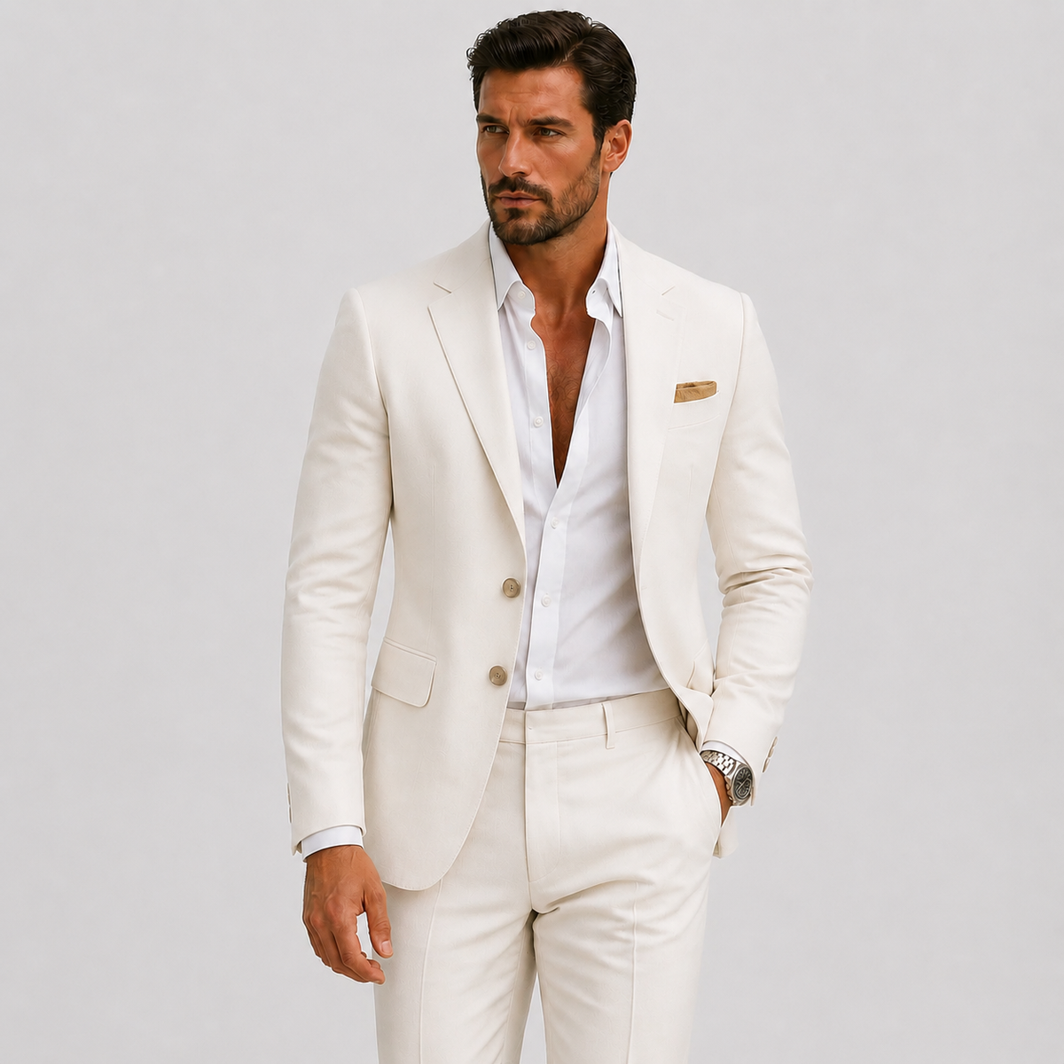 Costume homme en lin