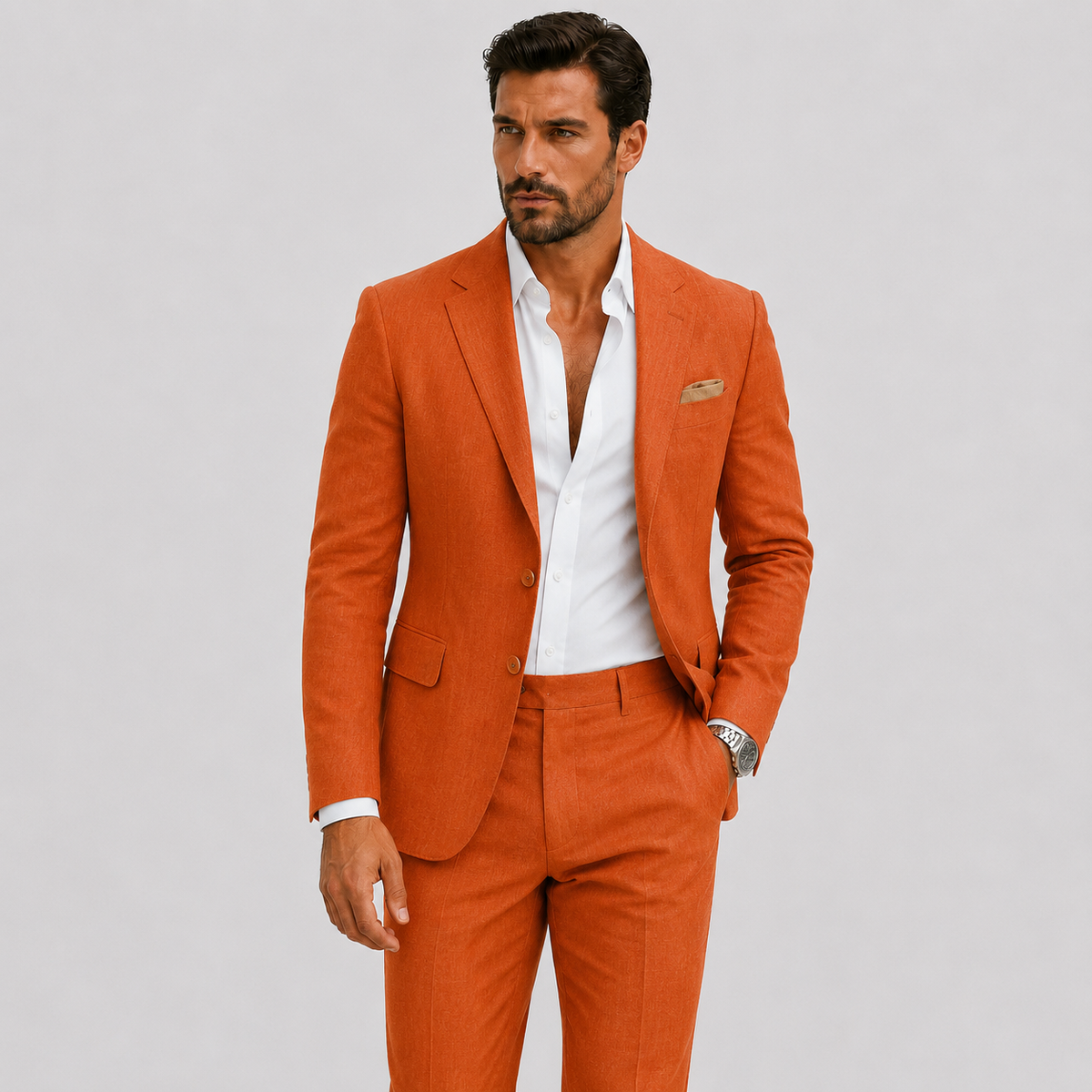 Costume homme en lin
