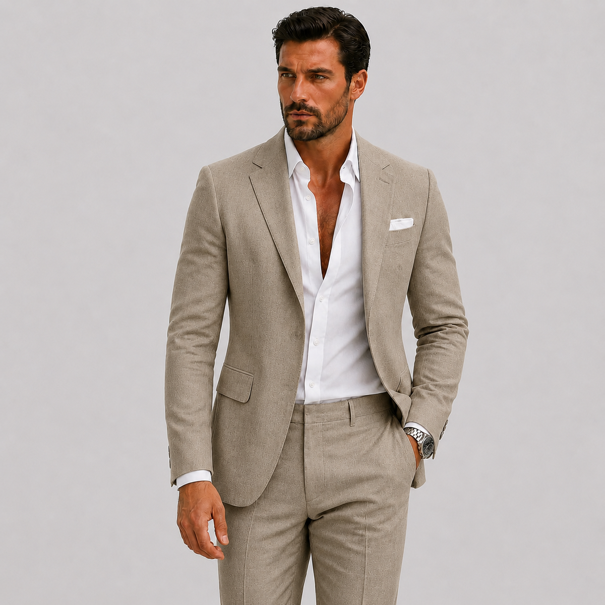 Costume homme en lin