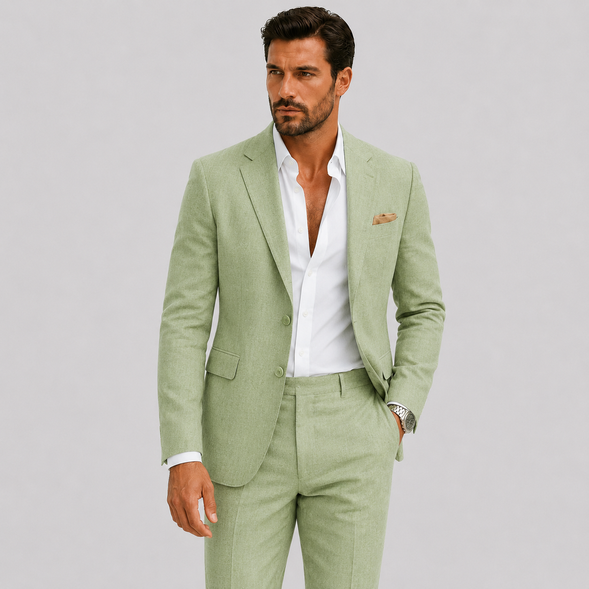 Costume homme en lin