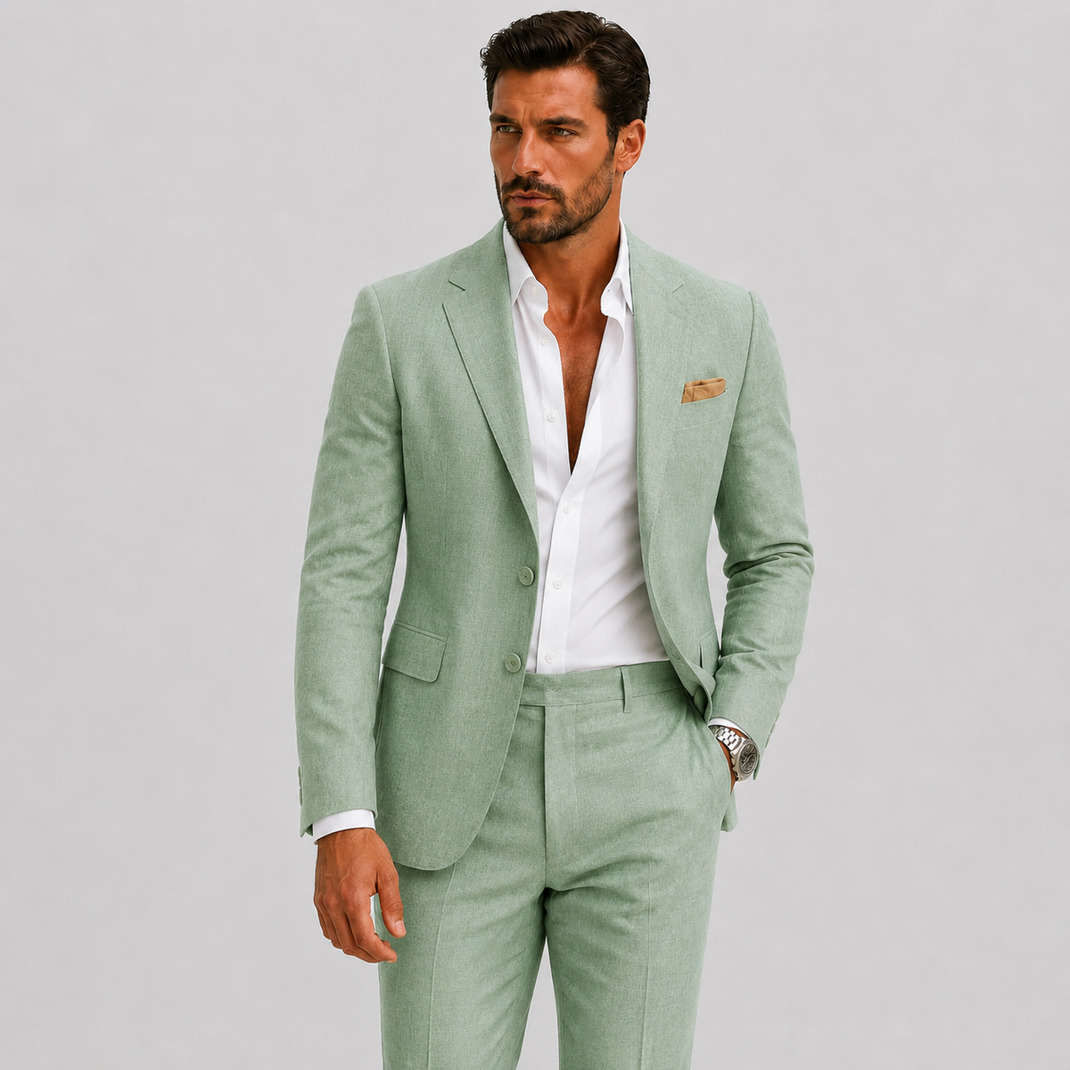 Costume homme en lin