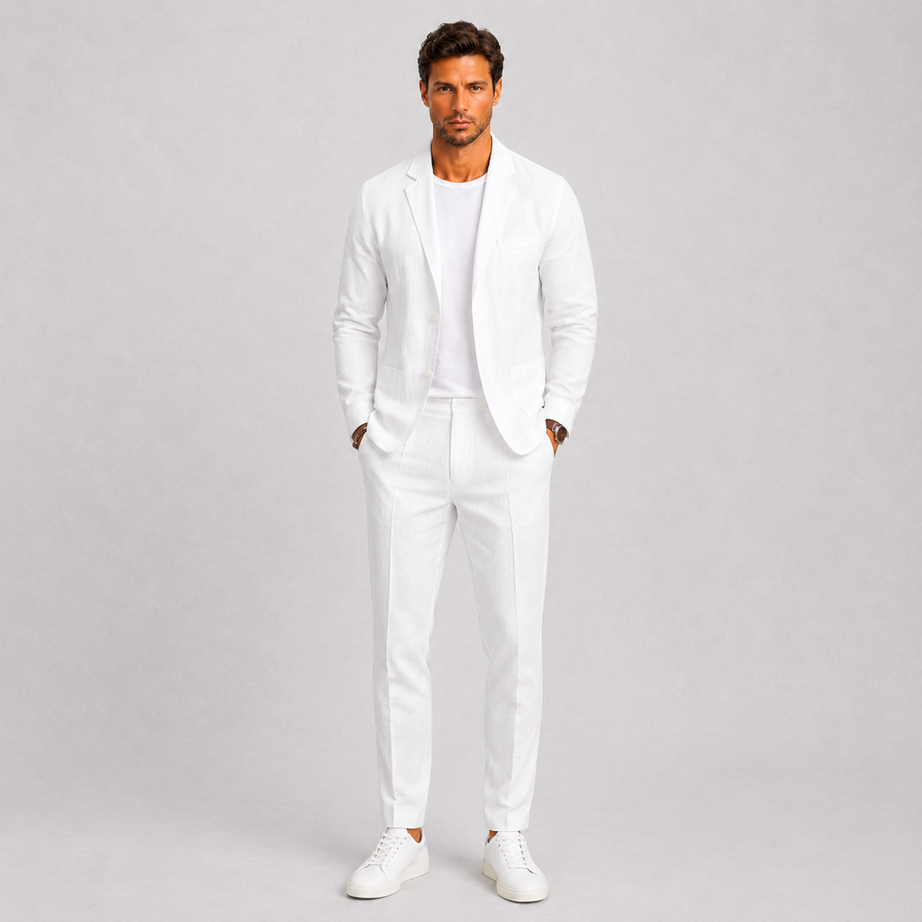 Costume lin hommes
