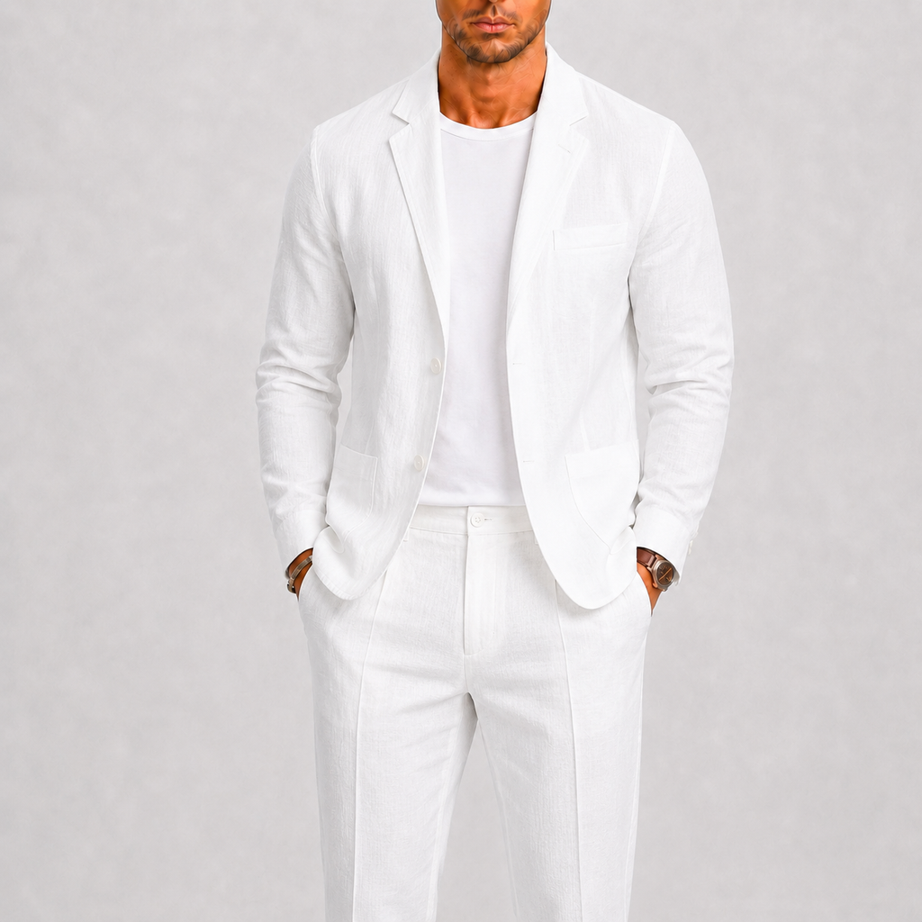 Costume lin hommes