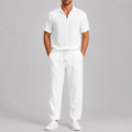 Ensemble lin blanc homme