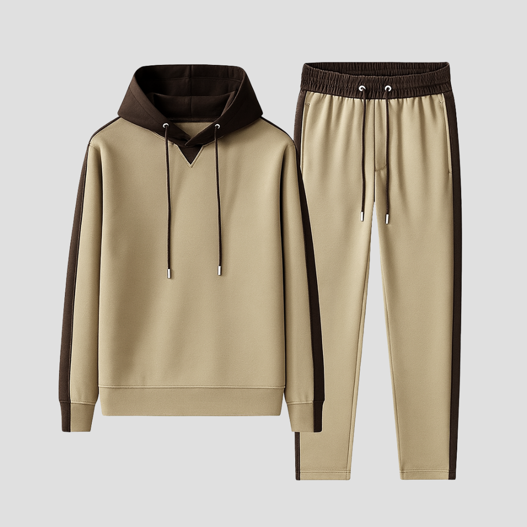 Ensemble survêtement en maille pour homme