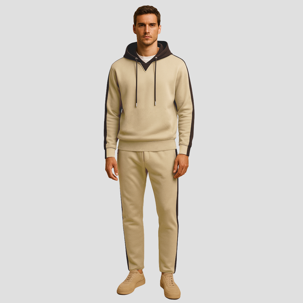 Ensemble survêtement en maille pour homme