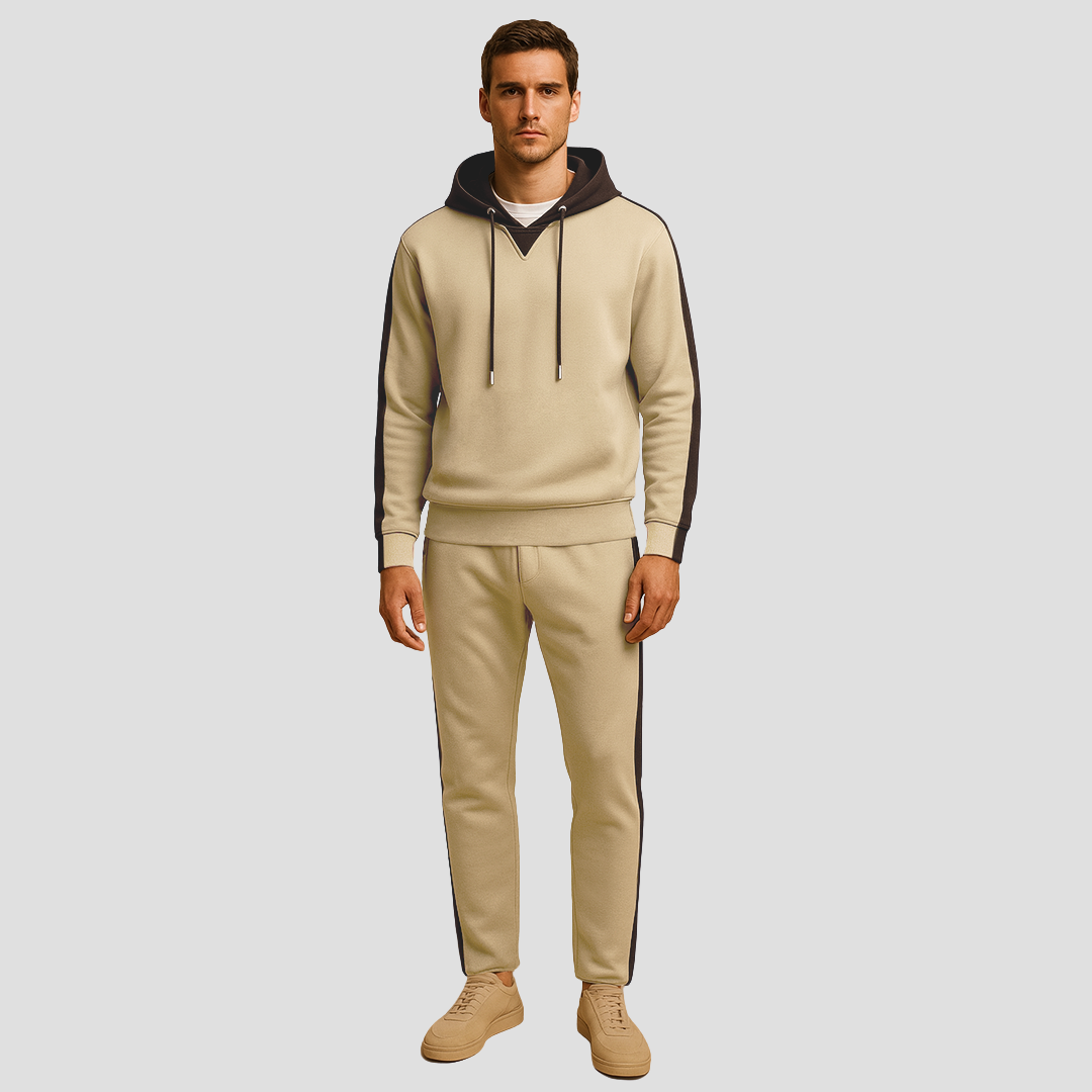 Ensemble survêtement en maille pour homme