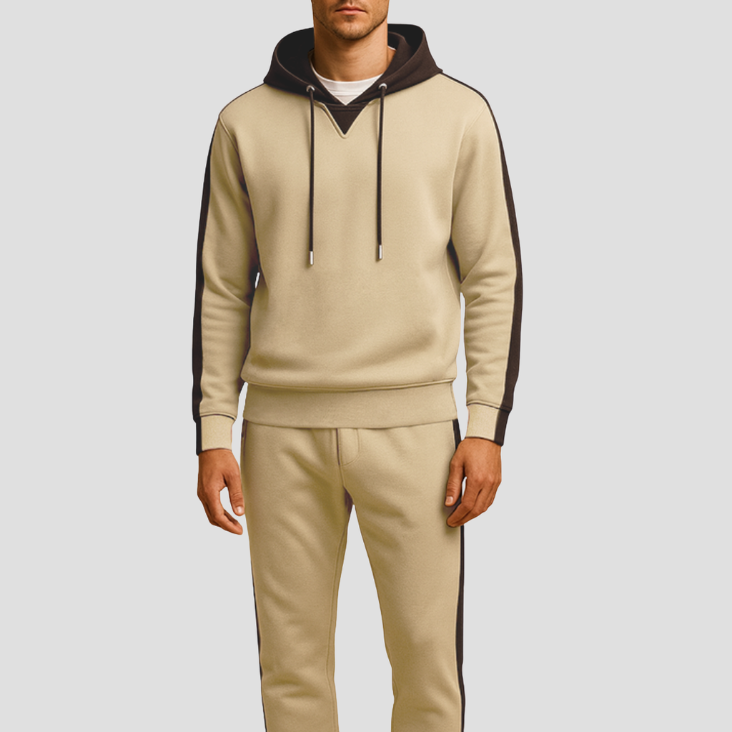 Ensemble survêtement en maille pour homme