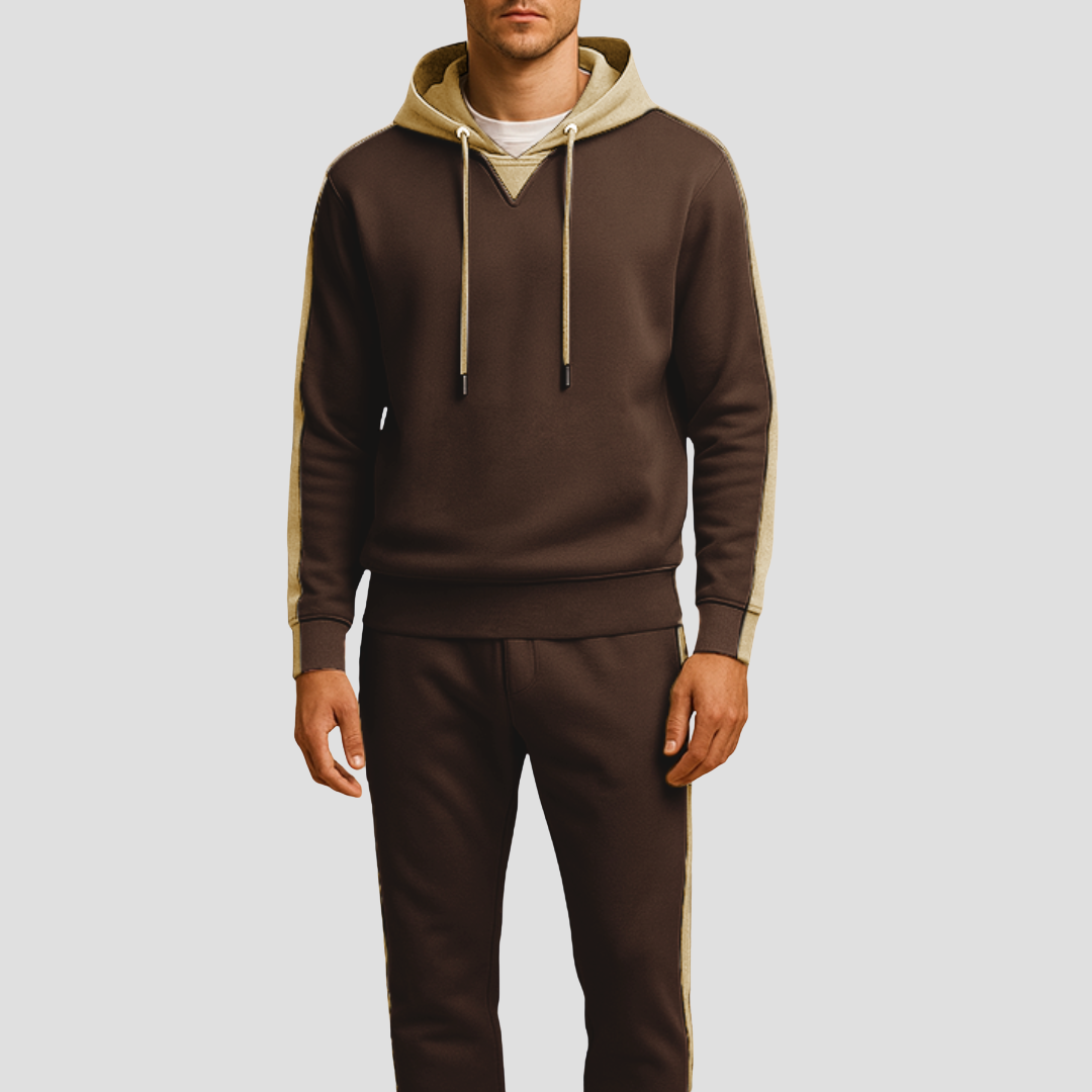 Ensemble survêtement en maille pour homme